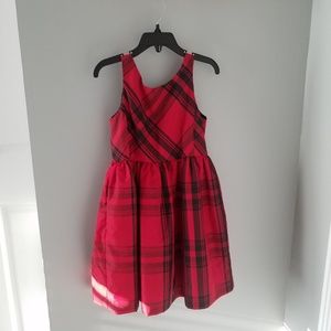 Polo ralph lauren plaid red toddler girl dress 5